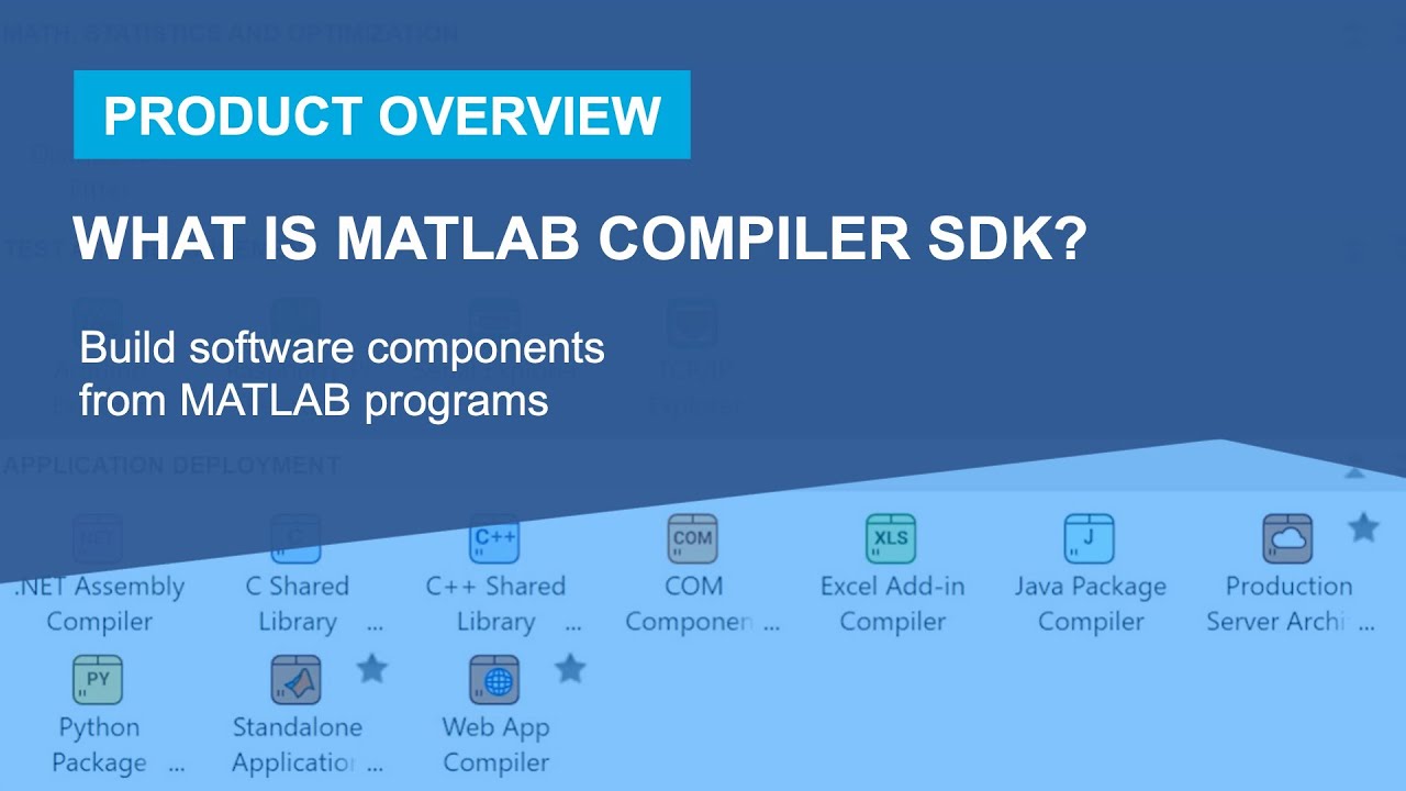 What Is MATLAB Compiler SDK?
