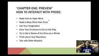 ENG 122: Fiction Chapters 1-4 and Paper #1 Guidelines