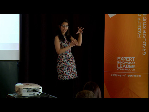 UCalgary Three Minute Thesis (3MT) 2017 - WINNER - Aprami Jaggi