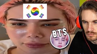 still gets me wheezing, even though I've watched this video multiple times already. - BTS stan changes race to Korean..