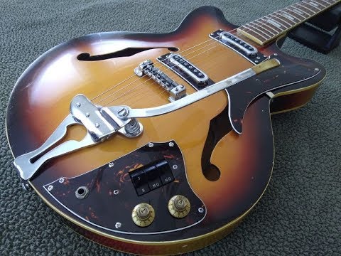 DIY Guitar Talk - Refurbishing a Late 60s MIJ Echophone 335 Guitar