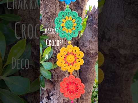 Diseño Chakras Crochet Deco 🌸Diseño fácil y rápido  #crochet #hechoamano #tutorial