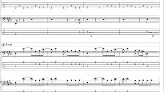 miwa　Kiss you ベースTAB譜