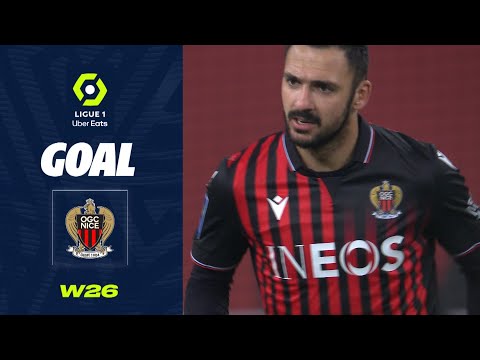 Goal Gaëtan LABORDE (45' +1 - OGCN) OGC NICE - AJ AUXERRE (1-1) 22/23