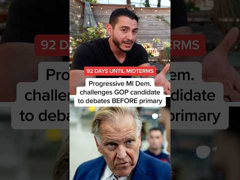 Progressive MI Dem. challenges GOP candidate to debates BEFORE primary
