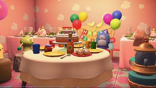 (あつ森）はにわの誕生会