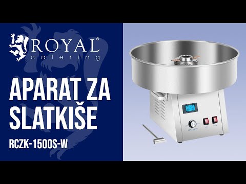 videozapis - Aparat za slatkiše - 62 cm - nehrđajući čelik - amortizer