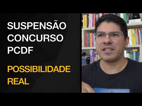 Suspensão concurso da PCDF. Possibilidade real. Agente e Escrivão.
