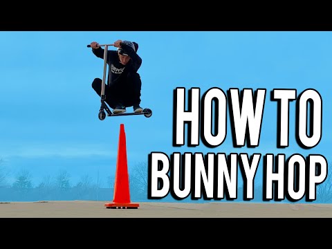 HOW TO BUNNY HOP ON A SCOOTER
