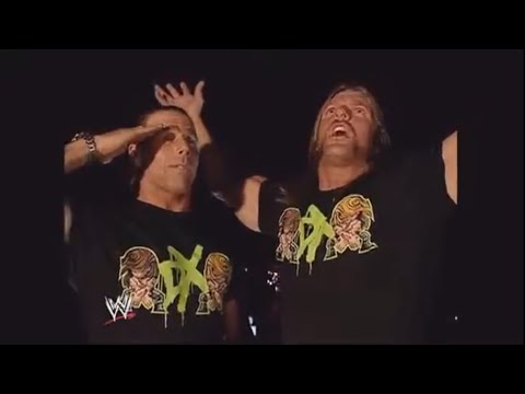 144 Triple H & Shawn Michaels vandalizes WWE HQ - RAW 21 August 2006