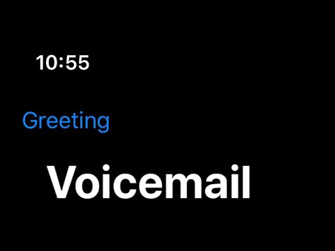 How to change your voicemail