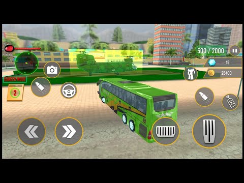 Army Bus Robot Car Game 3d - Android Gameplay