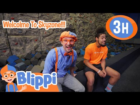 Hanging Out At Sky Zone | Blippi | Educational Videos for Kids | Moonbug Kids