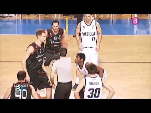 Crónica Palma Air Europa - Melilla Baloncesto (IB3 Notícies migdia)
