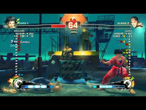 SSF4 AE 2012: Shiro (Makoto) vs jyobin (Ryu) - Xbox Live Ranked Match