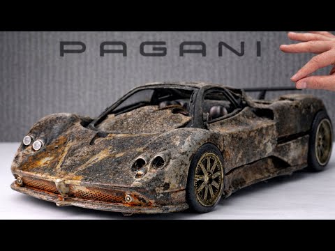 Restoration Abandoned Pagani Zonda F Diecast