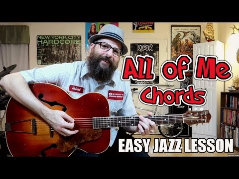 All of Me - Easy Jazz Chord Lesson (Western Swing/Gypsy Jazz)