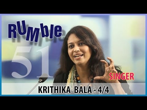 Rumble.51: Krithika Bala - My new single - 4/4