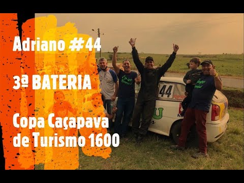 Onboard Adriano Souza #44 - 3ª BATERIA - Copa Caçapava de Turismo 1600