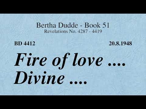 BD 4412 - FIRE OF LOVE .... DIVINE ....