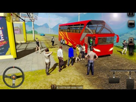 Mountain Bus Driver Simulator 2019 - Offroad Bus Games - Android Gameplay