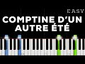 Yann Tiersen - Comptine d’un autre été (Amélie) | EASY Piano Tutorial