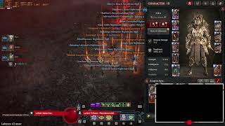 Diablo 4, Paladin P270+, doing tributes of ascendance with viewers