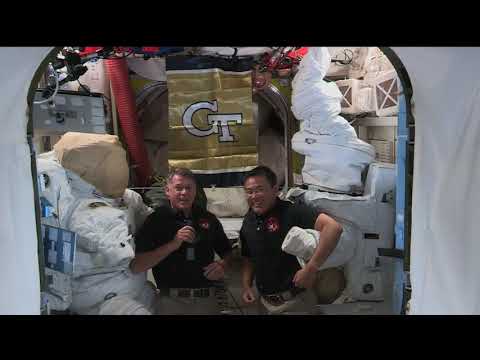Expedition 65 inflight with Georgia Tech and WXIA-TV, Atlanta  - May 4, 2021