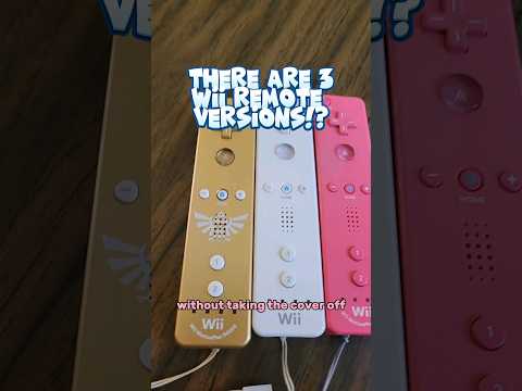 There are 3 versions of the wii remote!? #wii #neapolitan #wiiremote #wiimote #nintendo #wiiu
