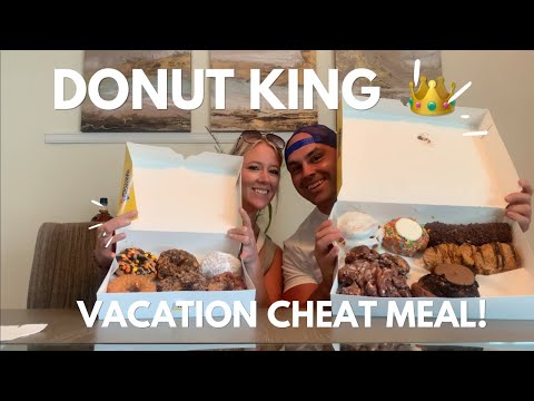 DONUT KING 👑 CHEAT MEAL! FLORIDA VACATION STYLE! #food #life #love #hungry #fitness #gym #cheat