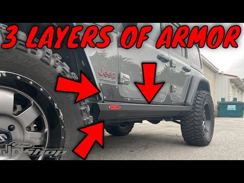 SUPERIOR Rock Slide Engineering Jeep Wrangler JL JT Off-Road Protection