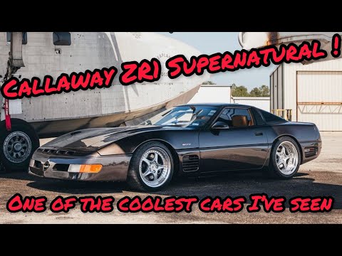 1990 Callaway Corvette ZR1 (CR-1) Supernatural is Amazing! A ride along, pulls and fly bys.