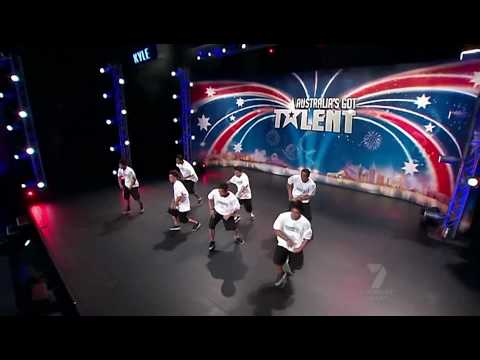 [HD] Justice Crew (Dance Troupe) Act 1 [ Australia's Got Talent ]