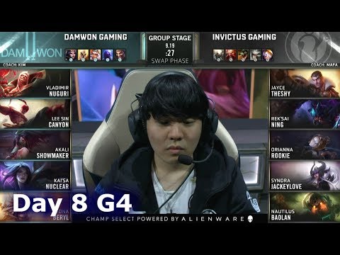 DWG vs IG | Day 8 S9 LoL Worlds 2019 Group Stage | DAMWON Gaming vs Invictus Gaming