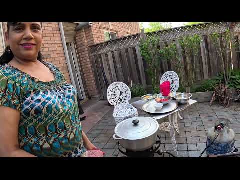 Backyard Hassar Curry    #food  #cooking  #fun