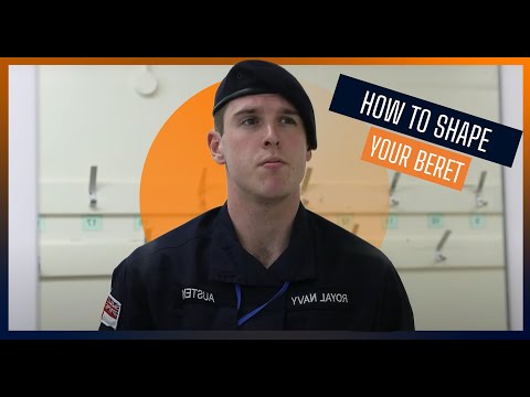 How to shape your beret | Royal Navy