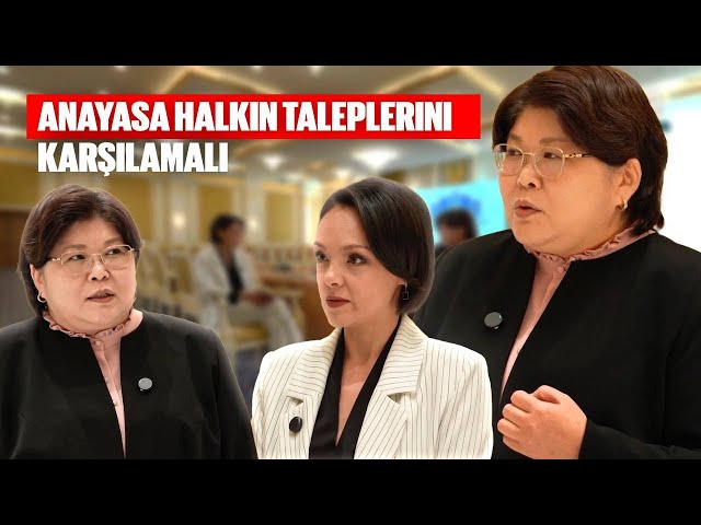 Elvira Azimova: Anayasa halkın taleplerini karşılamalı