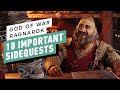 God of War Ragnarok: 10 Important Side Quests (w/ Spoiler Tags)