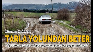 İkizpınar Gazibeyli Yolu Tarla Yolundan Beter!