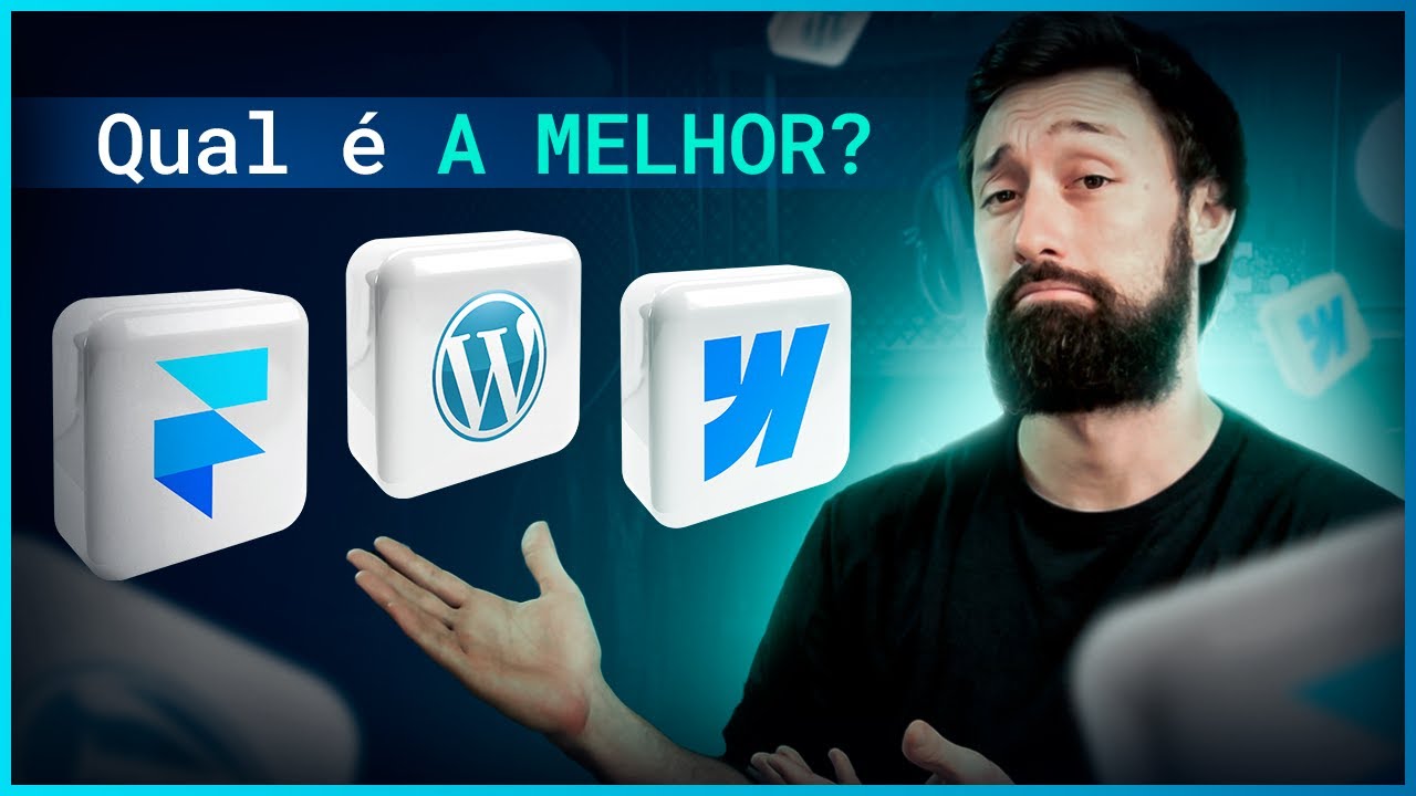Framer X Webflow X Wordpress | Qual a Melhor Para Criar Websites