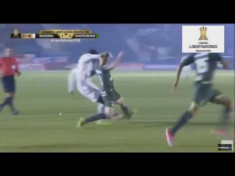 Gol de Kevin Ramirez - Nacional 1 x 0 Chapecoense - Copa Libertadores