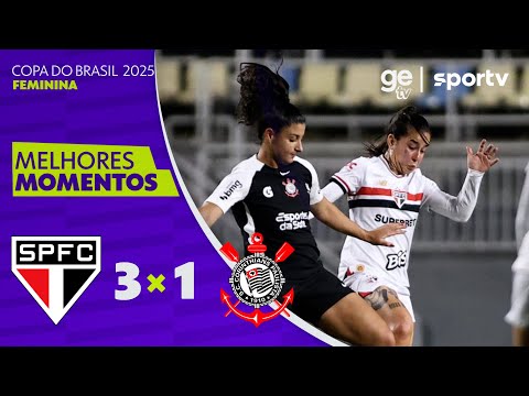 Gols e lances de São Paulo x Corinthians