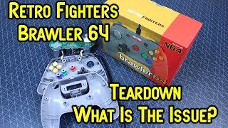 Retro Fighters Brawler 64 Follow Up - "L" Button & Analogue Issue - Teardown