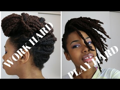 Quick Loc Styles For Work and Play !No retwist! Video