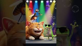Download lagu 'Konser Lucu! Nyamuk Main Gitar, Cicak Joget, Kucing nyanyi cicak didinding #shorts mp3