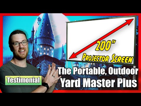 Elite Screens Yard Master Plus: Portable Projection Screen Solution