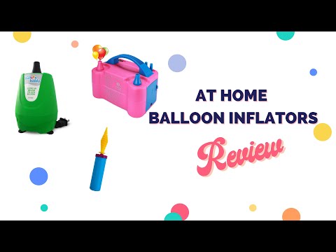 HOW TO - Electric BALLOON INFLATORS Tutorial - Balloon Buddy, Amazon, Hand Pump, Dual Aire Pro