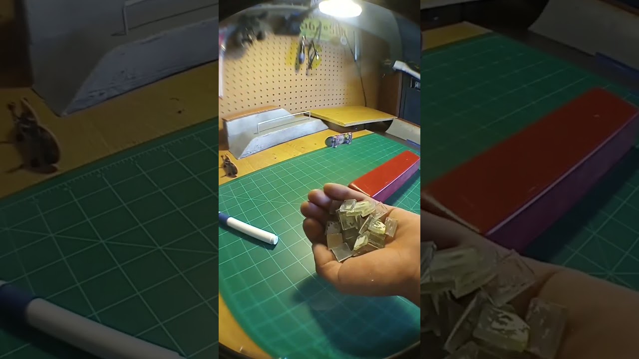 home made fingerboard ledge