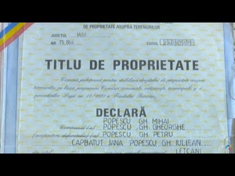 Viaţa satului: Jaf cu premeditare - terenuri furate în Dumeşti, Iaşi (@TVR1)
