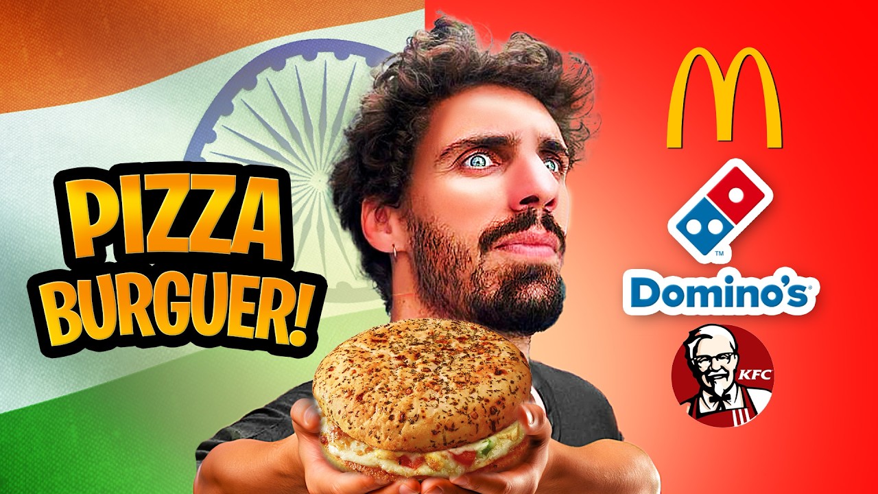 FAST FOOD in Índia, only the most BIZZARRE ones!